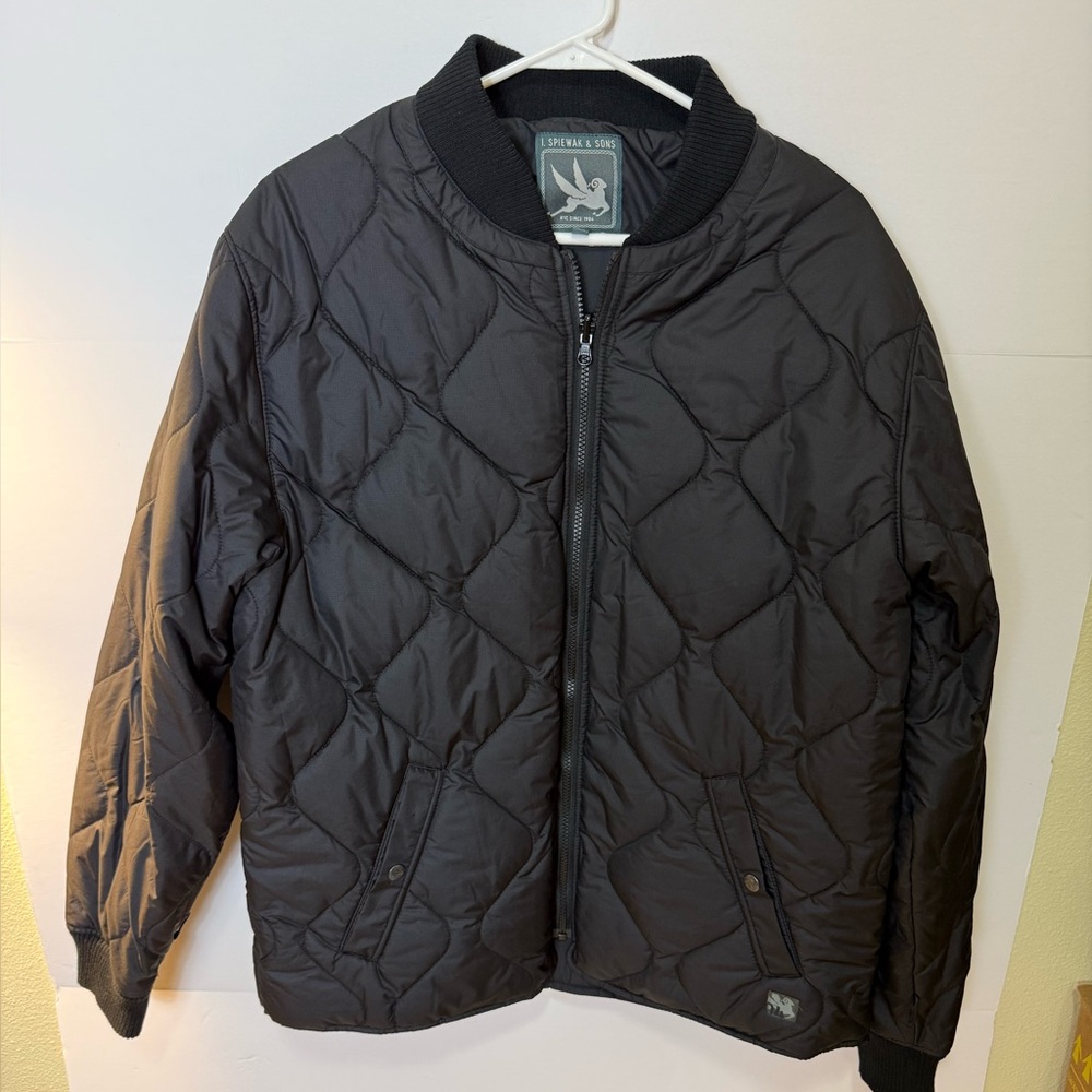 Spiewak Navy Quilted Puffer Jacket
